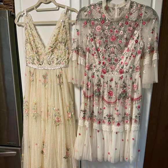 NWT Needle & Thread Butterfly Meadow Dress in Moonshine White. Size US 6. - Picture 5 of 9